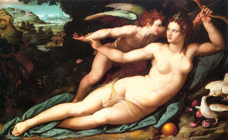 Alessandro Allori Venus and Cupid oil painting picture